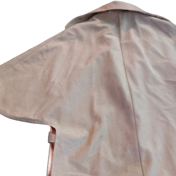 MINT Designer 60’s Marjorie Seattle Faux-Suede Camel Colored Cape Jacket Beige - Picture 9 of 10
